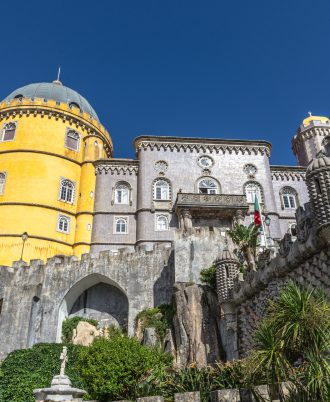The Pena National Palace (Palacio da Pina) in Sintra, Portugal